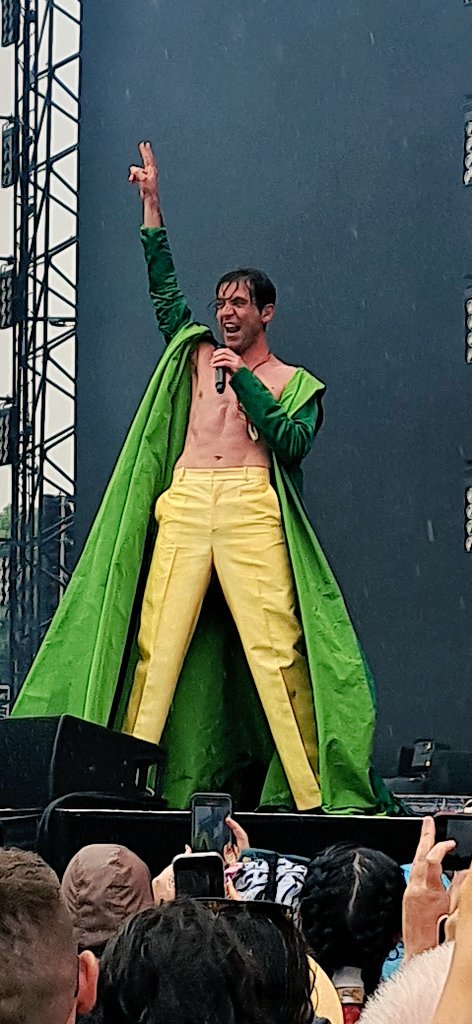 @mikasounds caught in the rain but bringing sunshine to @IsleOfWightFest #IOW2023