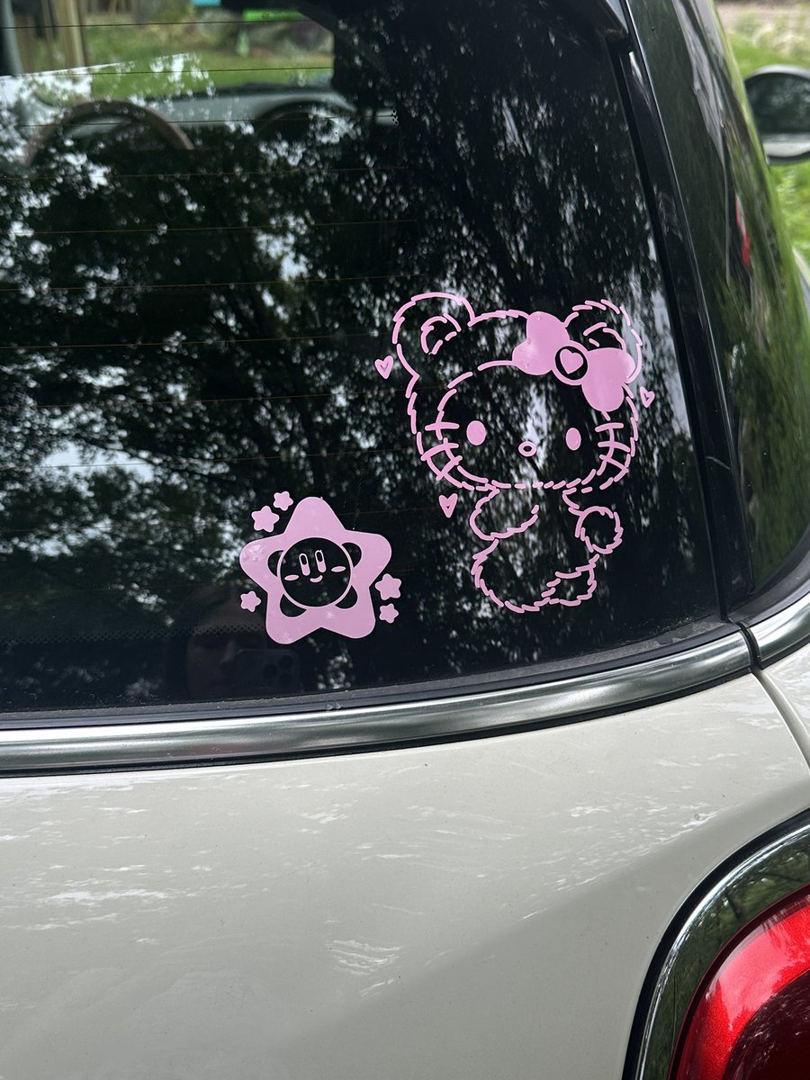 added new decals to my car heh