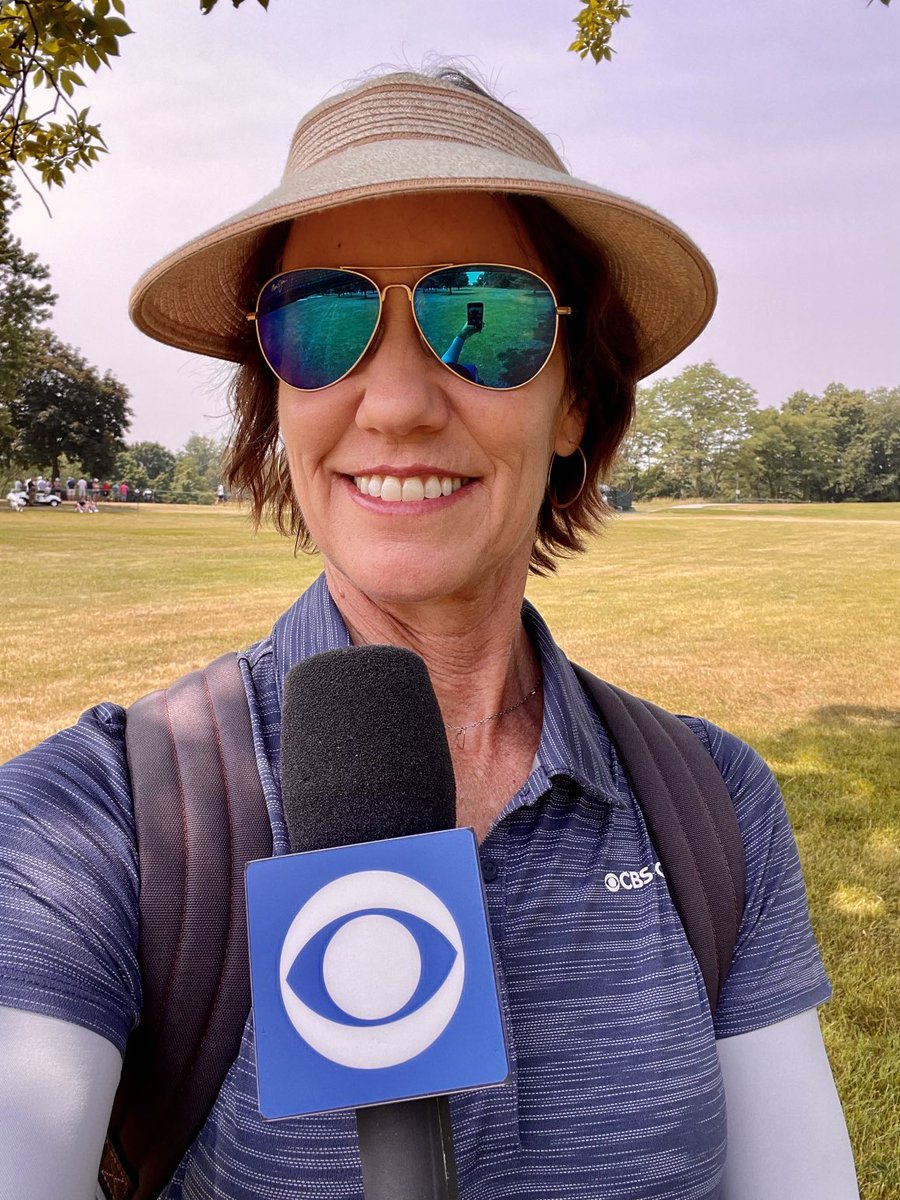 Calling it ⁦⁦@GolfonCBS⁩ style today for the final round ⁦@MeijerLPGA⁩ Tune in from 2-4pm today, Father’s Day!! #lpga #michigan