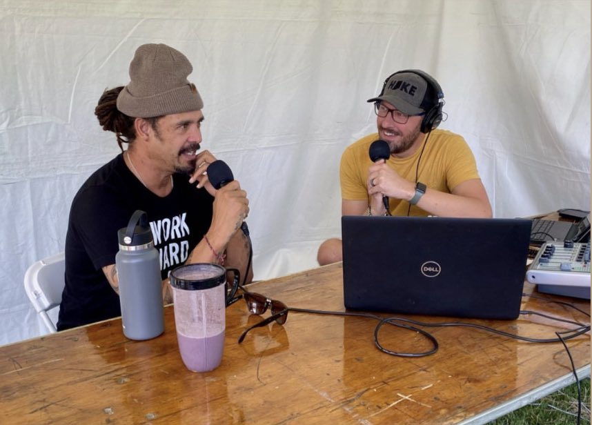 Our Ambassador of Sunshine has arrived. Give it up for Mr. <a href="/michaelfranti/">Michael Franti</a> 

Michael and the band hit the stage late this afternoon. Do not miss Mr. Positivity!

Tickets still available at Link in Bio or at the @garfieldparkindy Box Office