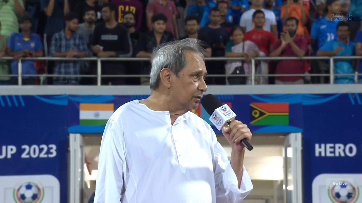90ndstoppage's tweet photo. Chief Minister of Odisha announces a cash reward of ₹ 1 Crore for the Indian NT #indianfootball https://t.co/sXMKP0lF0j