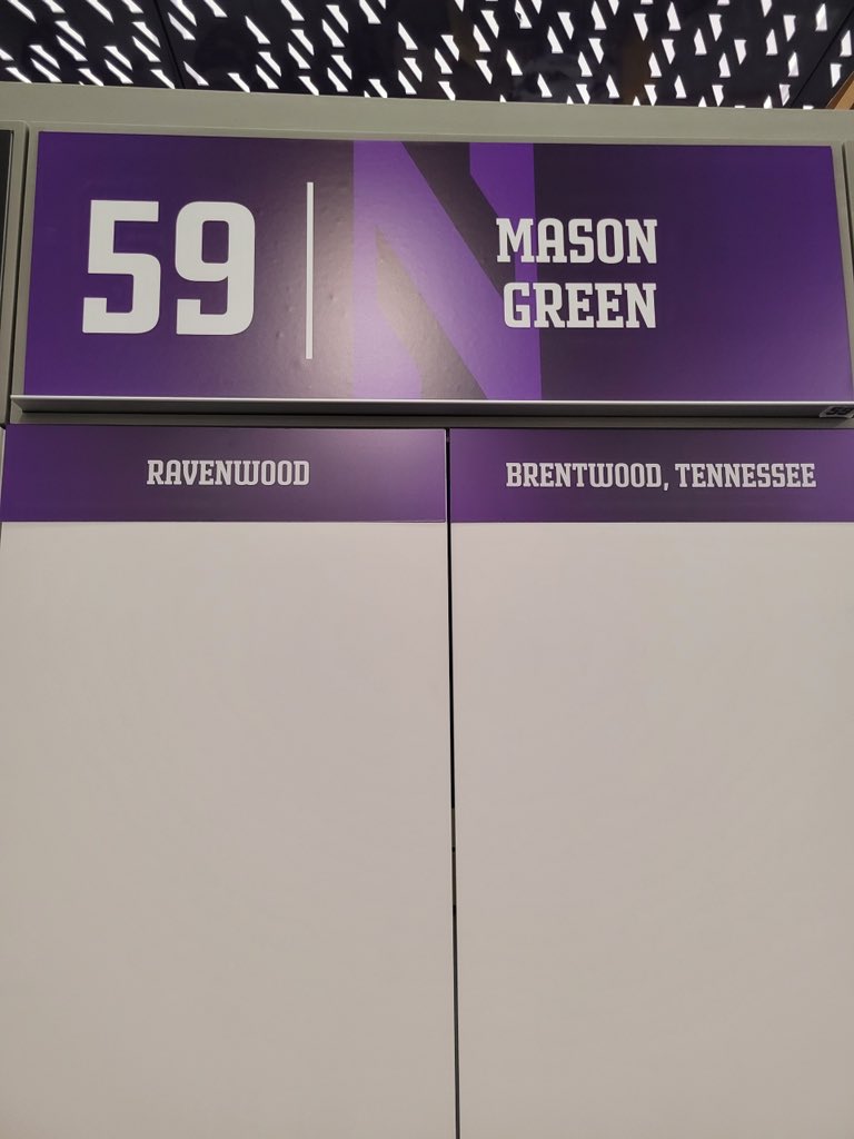 Cool Pictures of Raptors x 2 representing in the @NUFBFamily Lockerroom!! #G2BARR