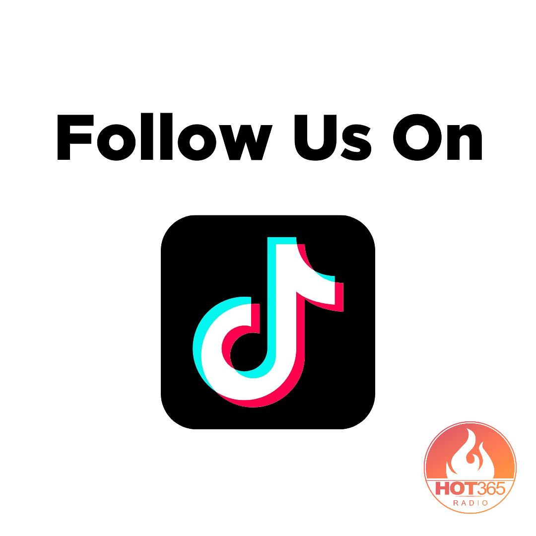The party doesn't stop at @hot365radio! Join us on TikTok and help us hit our 1K followers goal. We can't wait to go live with you all! #hot365radio #alwayshot #tiktokgoals