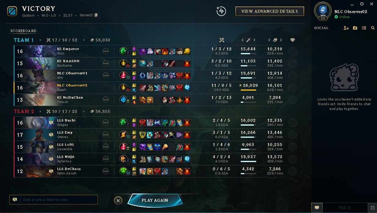 Floopz (@floopzxd) on Twitter photo Full shit-tier (according to tierlists) K5 ends up destroying the div 2 <a href="/NLClol/">Arozzi NLC</a> finalists <a href="/LightsideSWE/">Lundqvist Lightside</a>.
GGWP! Full shit-tier (according to tierlists) K5 ends up destroying the div 2 <a href="/NLClol/">Arozzi NLC</a> finalists <a href="/LightsideSWE/">Lundqvist Lightside</a>.
GGWP!
