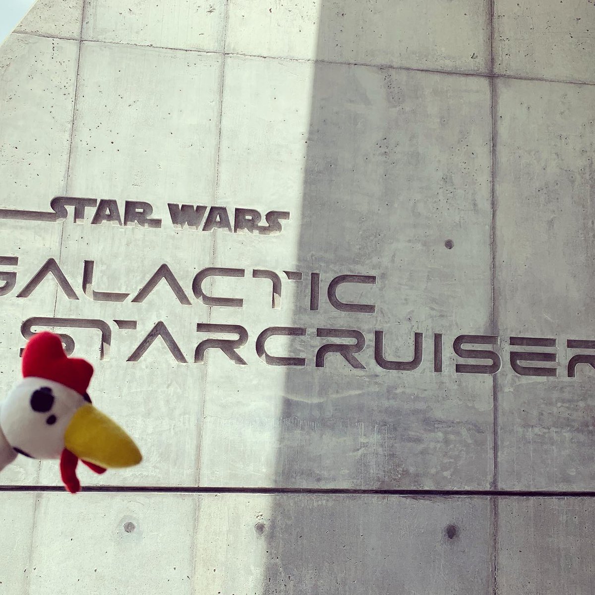 Chickaphant's tweet image. How we are celebrating #FathersDay #galacticstarcruiser