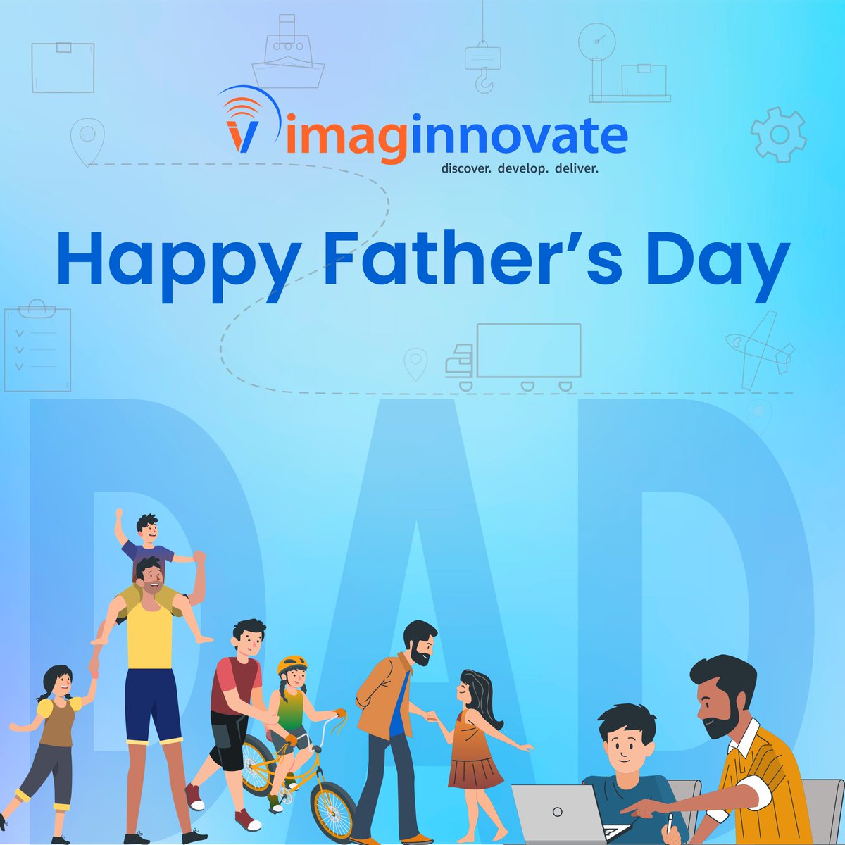 Happy Father’s Day to all the dads out there, including our hardworking fathers at Imaginnovate!

Being a dad and working in the #logisticsindustry can be challenging, but we are grateful for the dedication and excellence you bring to both roles. 

#FathersDay #LogisticsTech