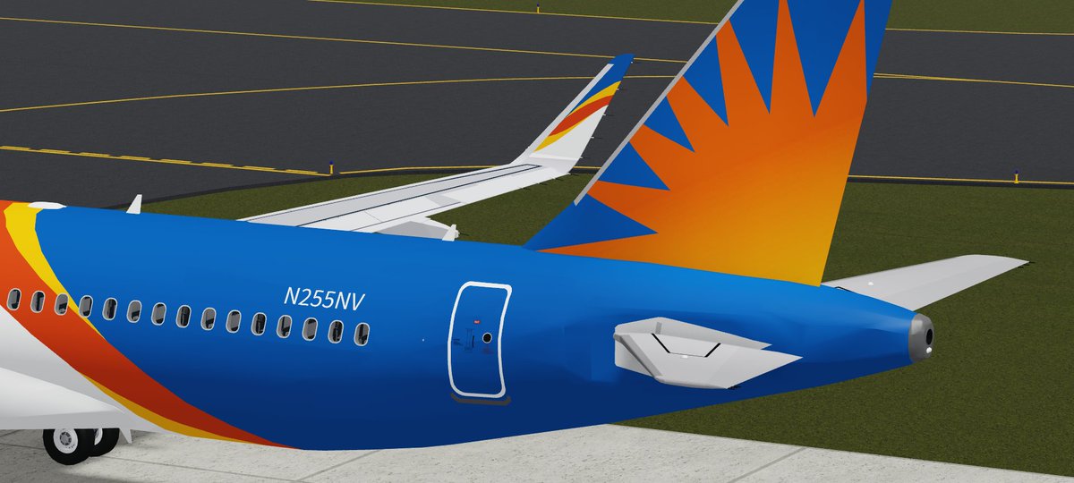 AAY_RBX's tweet photo. Welcome N255NV - SHARKLET A320 VERSION

Say hello to our sharklet variant of the A320. Us, Allegiant Air now fully operate the wingtip and sharklet version of the A320.

#Roblox #roaviation https://t.co/zyCn9UBxeq