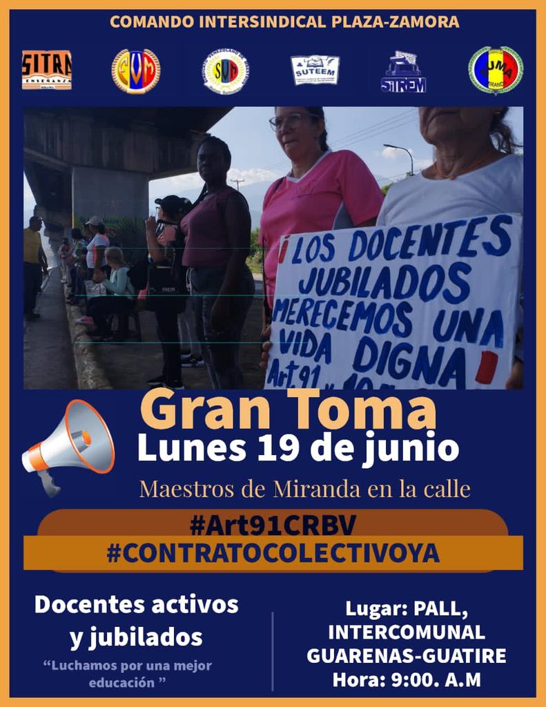 #ContratoColectivoIndexado
#LosBonosNoSonSalario
#SalarioIgualCanastaBásica
#SalarioConstitucional
#LuchaGremial
#NoAlRoboDeLasVacaciones
#Art91CRBV #Art89CRBV
#SalariosYPensionesIndexadosYa
#RespetoALosDerechosLaborales 
#Protesta #OnapreNosEstafa
👉🏻 cutt.ly/gwqFPl79