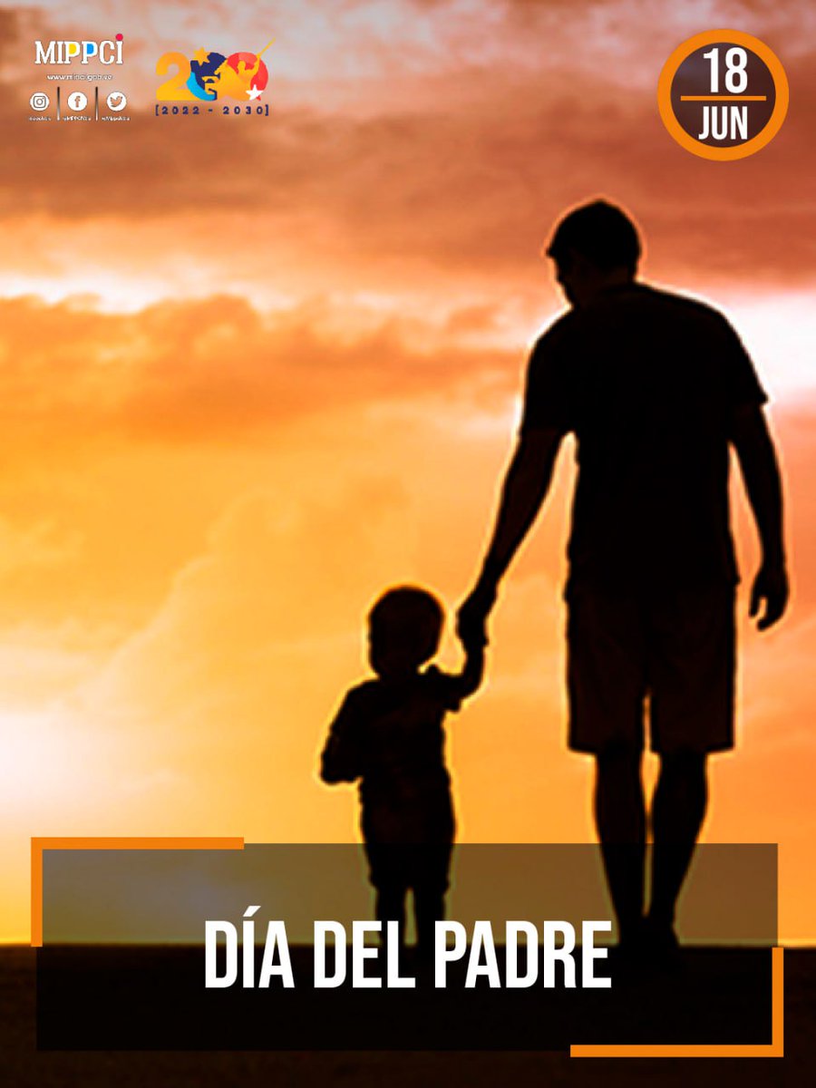 #18Junio 
Felicitaciones a todos los padres en su día hombres que salen a su labor día a día para sacar adelante a su familia. 
¡Vivan Los Padres!
#FelizDiaPapá 
<a href="/dcabellor/">Diosdado Cabello R</a> <a href="/PartidoPSUV/">PSUV</a> <a href="/GobiernoAragua_/">Gobierno Aragua</a>