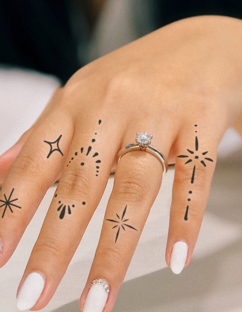 30 Gorgeous And Amazing Finger Tattoo Ideas - Women Fashion Lifestyle Blog  Shinecoco.com | Finger tattoo designs, Cool finger tattoos, Finger tattoo  for women