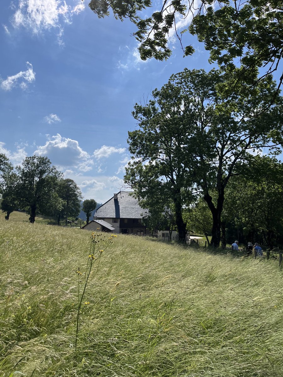 Visite de splendides fermes anciennes du Haut Bugey, une région secrète qui mérite d’être redécouverte pour son patrimoine naturel et agricole. La douceur des paysages…!