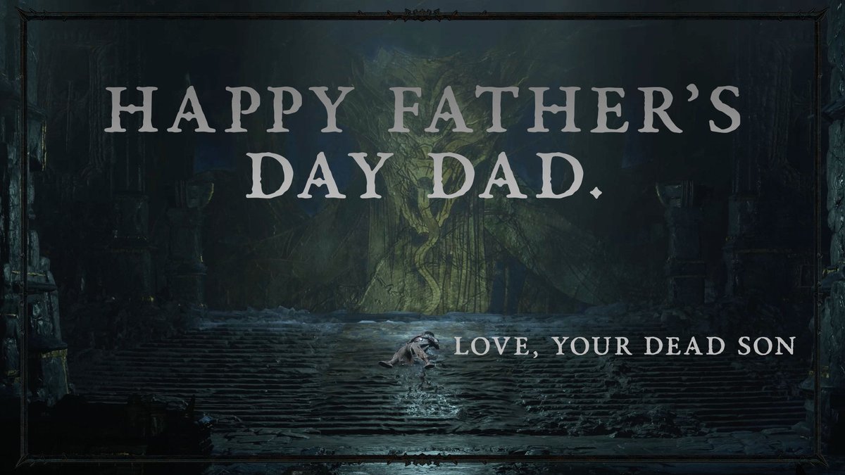 Diablo's tweet image. Here’s to the fathers that helped build our world.

#HappyFathersDay