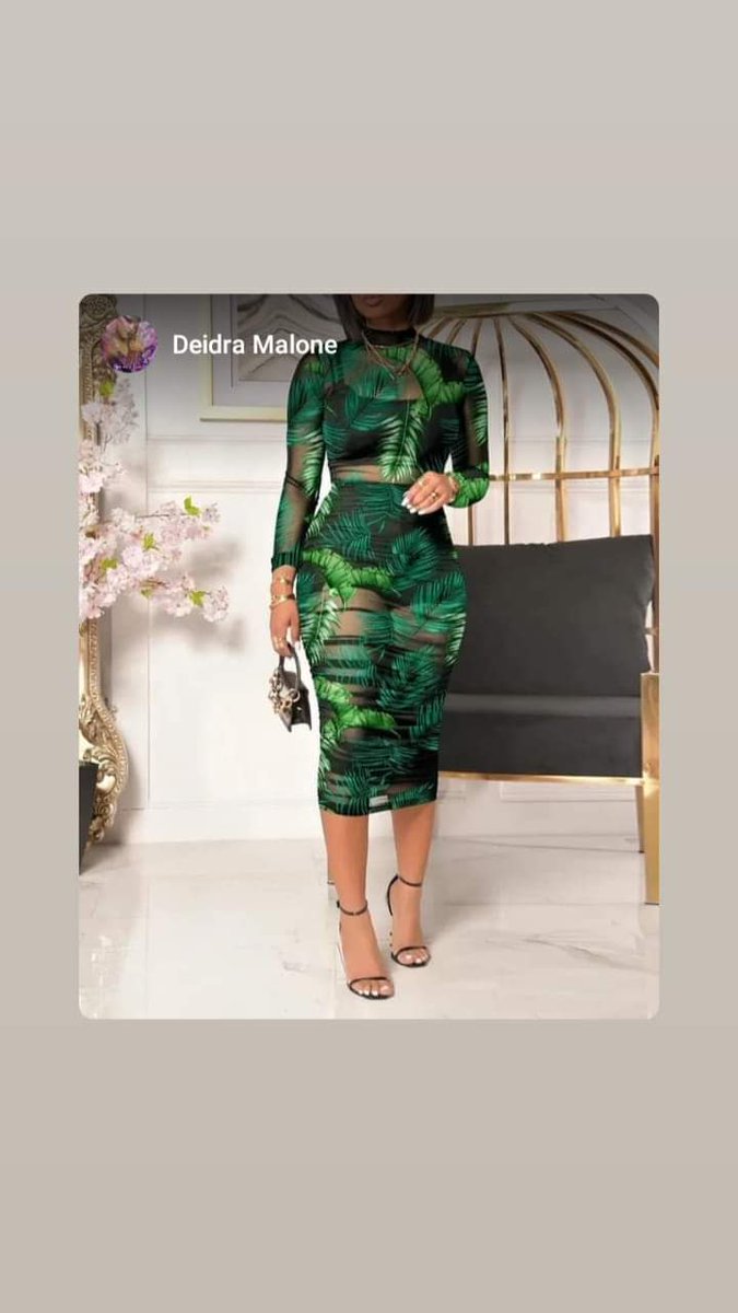 Deidre Malone created this beautiful fashion she is a fashion designer on Facebook