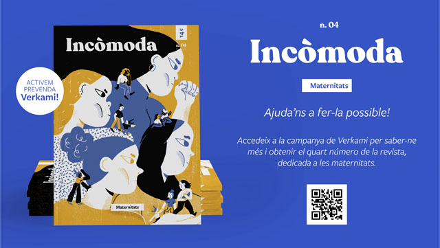 VeuAnoia's tweet photo. 💥“Maternitats”: El quart número de la revista Incòmoda arriba a @verkamiCAT 👉https://t.co/AWFXi08LJG

A més de la revista, s’ha dissenyat una bossa de tela i una samarreta exclusives per al #Verkami https://t.co/Z22FUpyleE
