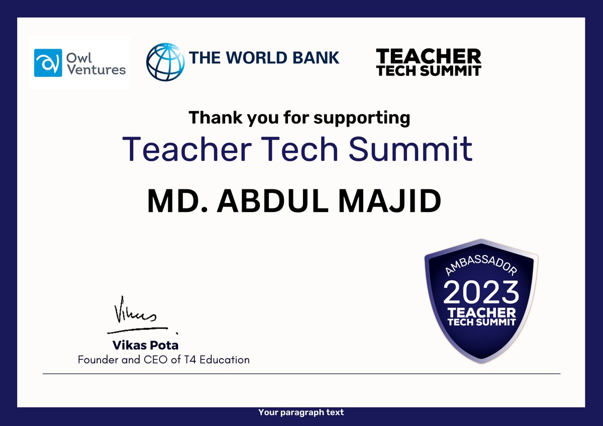 #T4Ambassador, #TeacherTechSummit #T4Education