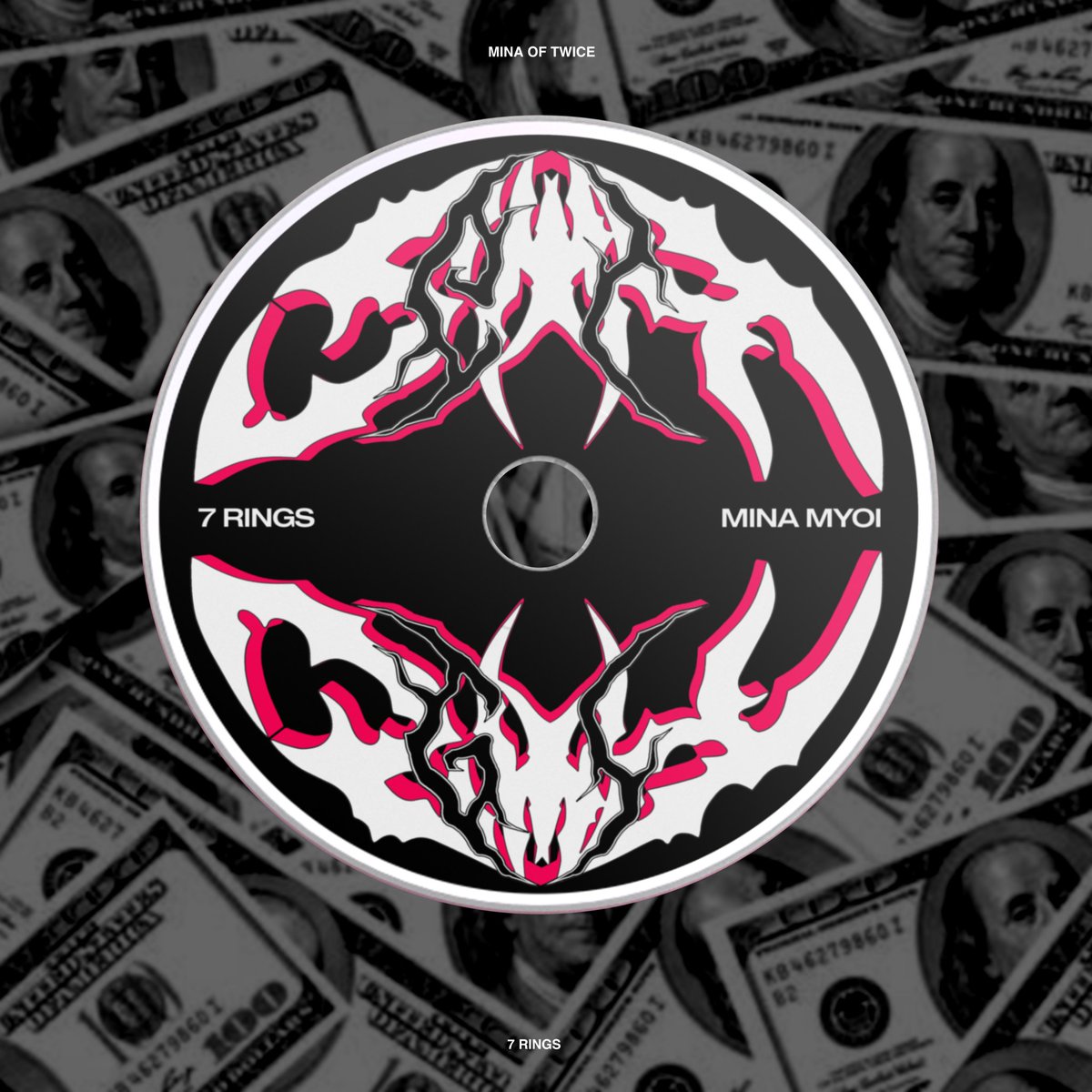 madeamesss's tweet image. #mina #7rings cover design ☆°