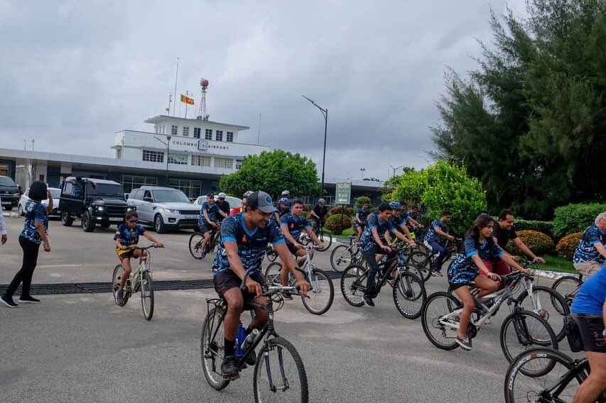 We at CIAR are honored and privileged to facilitate our premises to be apart of this amazing movement on "Flight to End Polio".

The cycle parade took place today from <a href="/CIAR_SriLanka/">Colombo International Airport Ratmalana</a>, towards the Lotus Tower <a href="/LotusTower_cmb/">Colombo Lotus Tower</a>, and the program will continue thereafter.