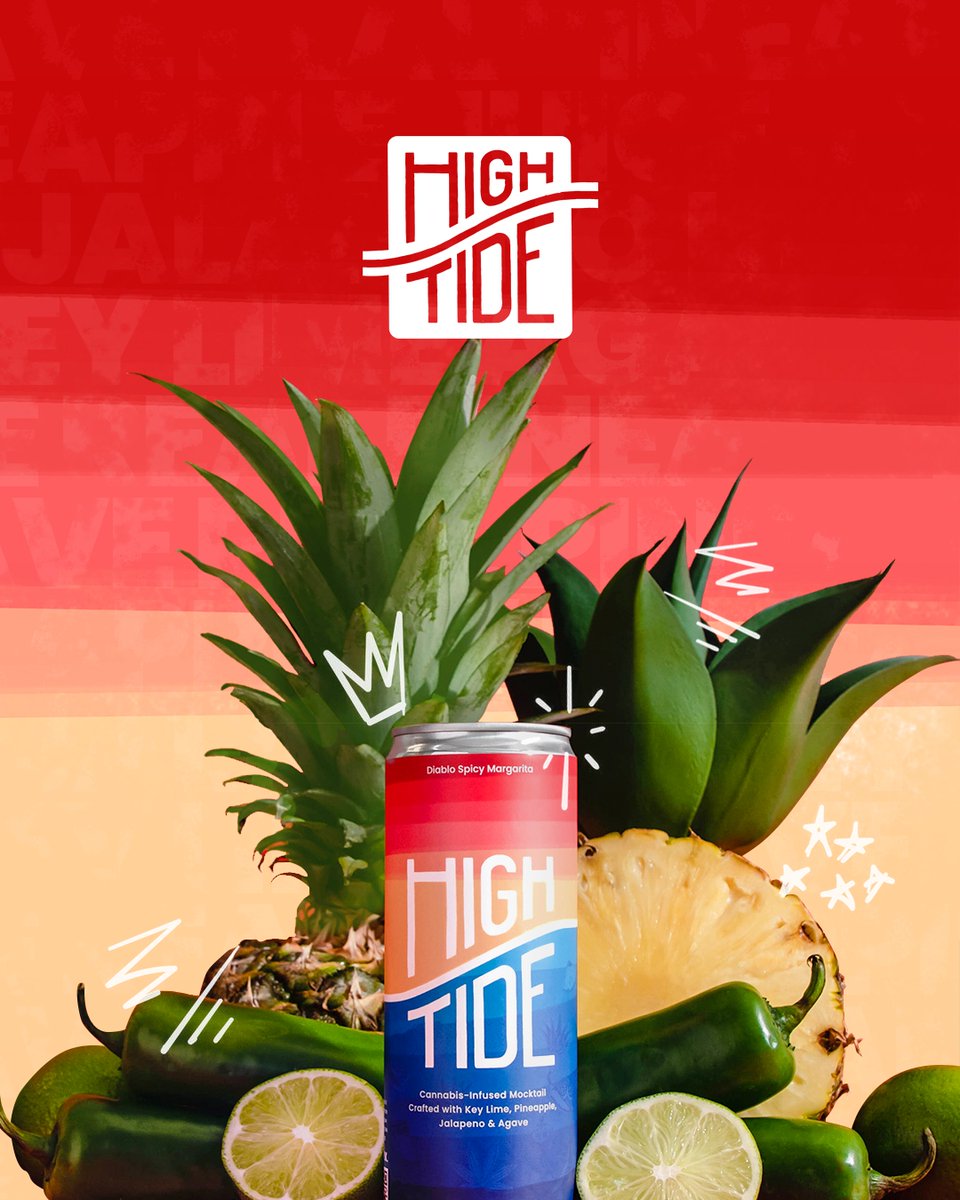 The perfect combination of fruit and spice 🍍🌶️ #hightide
-⁠
-⁠
#infusedbeverage #infusedbeverages #margarita #margaritas #beverage #spicymargarita