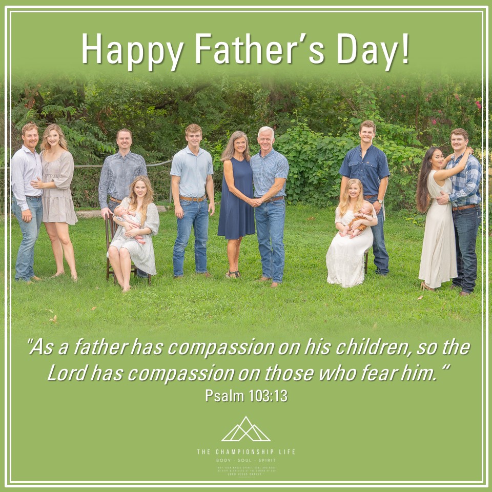 Happy Father's Day! “It is easier to build strong children than to repair broken men.” – Frederick Douglass

#fathersday #fathers #courageousleadership #leadbyexample