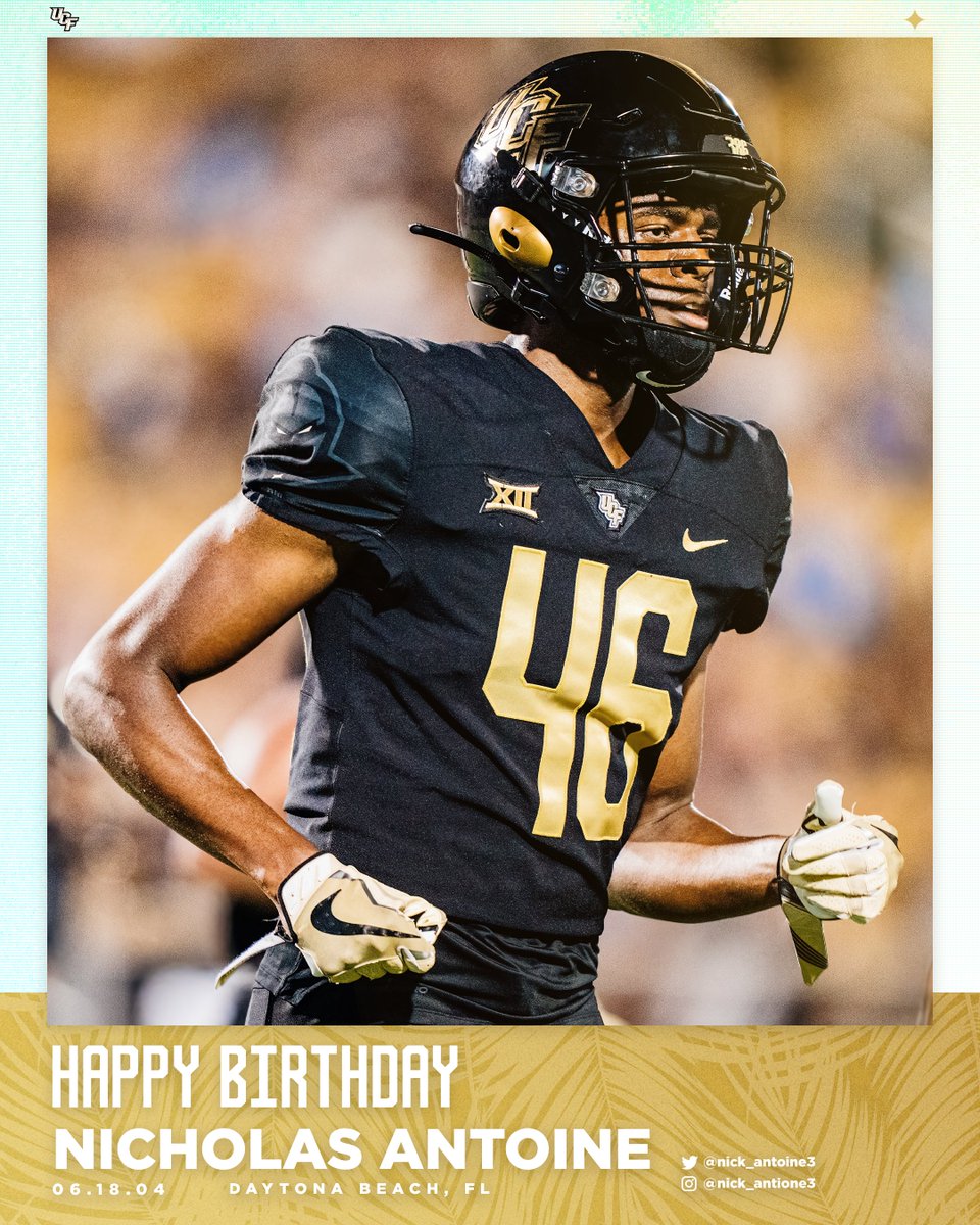 UCF Football (@ucf_football) on Twitter photo Happy Birthday <a href="/nick_antoine3/">Nick Antoine</a>‼️🥳 Happy Birthday <a href="/nick_antoine3/">Nick Antoine</a>‼️🥳