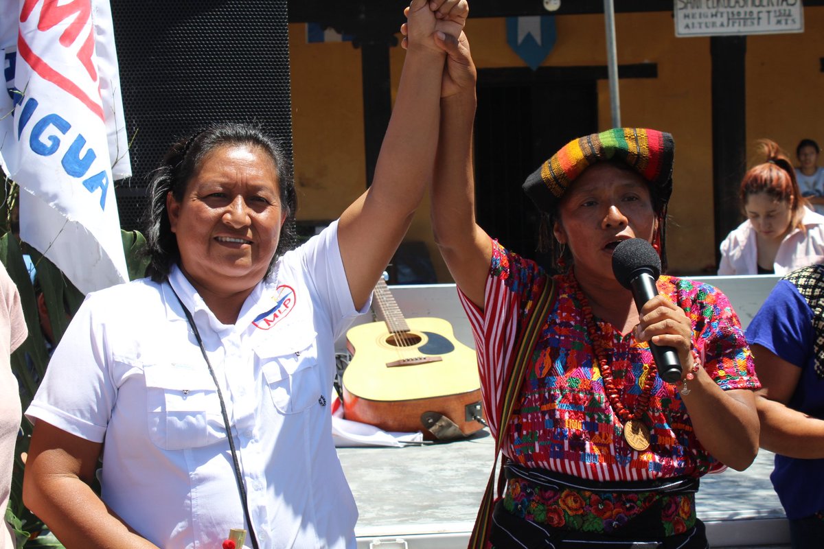 Vicky Pappa no se vende a los corruptos, llevemos para la alcaldía de Antigua Guatemala, tz'ules Sunun representará a Sacatepéquez al congreso y Blanca Ajtún por el listado nacional del MLP.