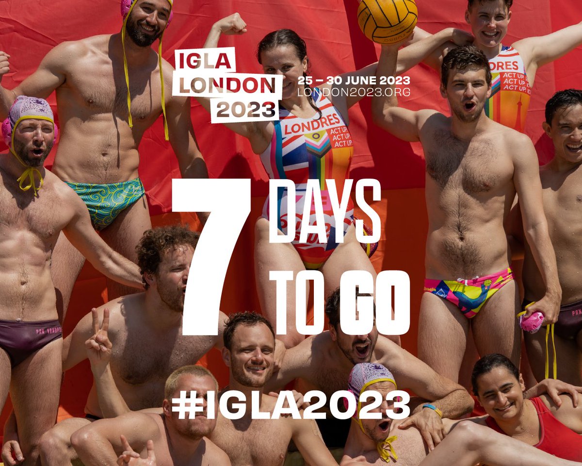 IGLA London 2023 (@igla2023) on Twitter photo ONLY 7 DAYS TILL #IGLA2023! π³οΈβππ³οΈββ§οΈ
FREE tickets to spectate are now available at london2023.org/tickets
The world's biggest celebration of inclusive aquatics comes to London for the first time. Join a fantastic week of celebrations, community and unforgettable sporting moments! ONLY 7 DAYS TILL #IGLA2023! π³οΈβππ³οΈββ§οΈ
FREE tickets to spectate are now available at london2023.org/tickets
The world's biggest celebration of inclusive aquatics comes to London for the first time. Join a fantastic week of celebrations, community and unforgettable sporting moments!
