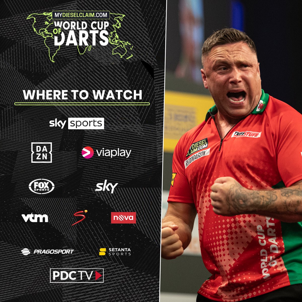 PDC Darts on Twitter "Who will claim glory for their country? 🌎 Here's