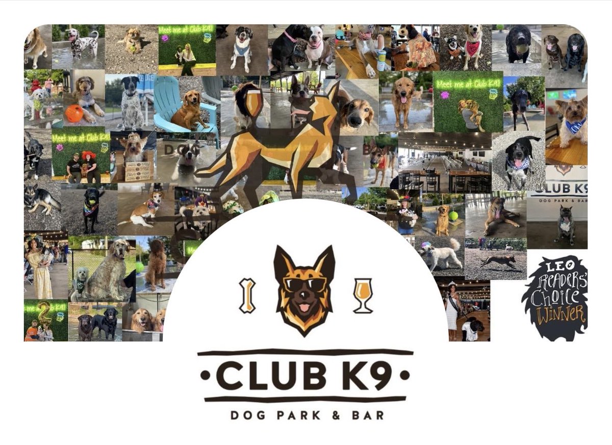 marparker2's tweet photo. Dog Dad? Spend the day at Club K9 Dog Park &amp; Bar Venue. Just off Hurstbourne ln. View details at https://t.co/YWb8vQNf7T https://t.co/jJ7FVbQtgy