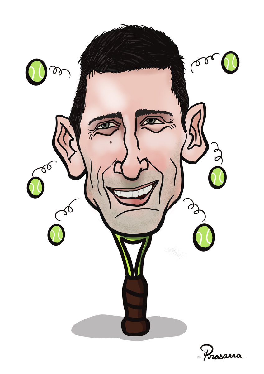 freesoultoons's tweet photo. Grand Slam 23 ! @DjokerNole - what a legend 👏🏾 https://t.co/V1R68dKGMf