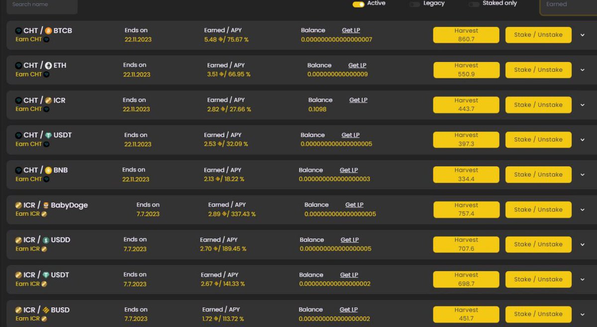 andreas_kisu's tweet photo. Our Staking @IntercroneWorld 
Join #CHT build an LP and stake it..and shill…arbitragebot/spotbot/real human traders do the work https://t.co/aak1QixvLl
@EPC_NFT @justinsuntron @LoLGermany https://t.co/M6lnBxOOX1