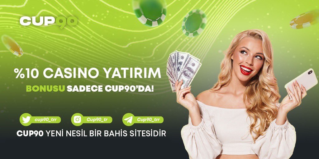 %10 Yatırım Bonusu⚡️
Casino ve canlı casino tutkunuzun tadını çıkartın☄️

Bu bonus yapacağınız bütün yatırımlar ve ödeme sağlaycıları için geçerlidir🚀

Hemen üye ol📨

⇨ bit.ly/cup90_tr ⇦