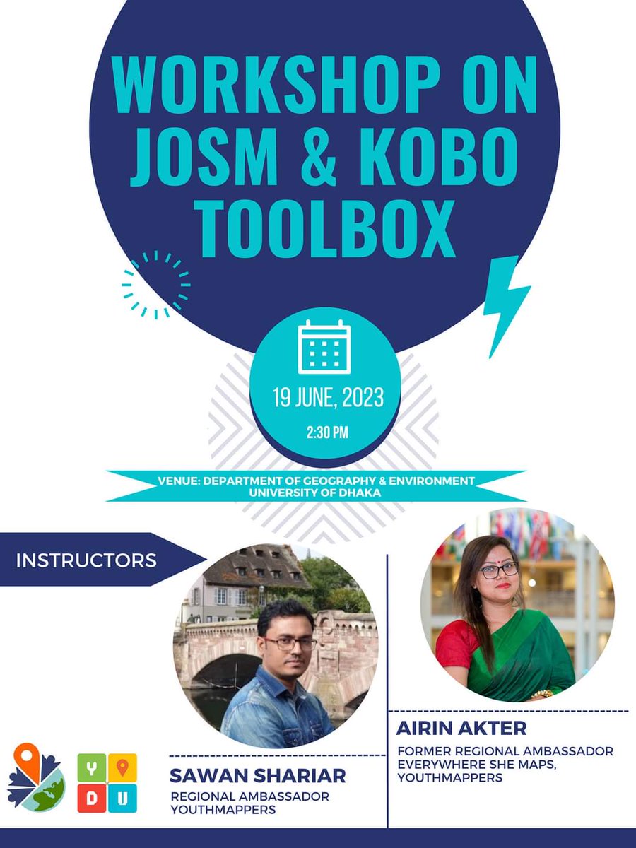 Hello <a href="/youthmappers/">YouthMappers</a> at Dhaka University, See you tomorrow ❤️🖤 
#YouthMappers 
#YouthMappersBD