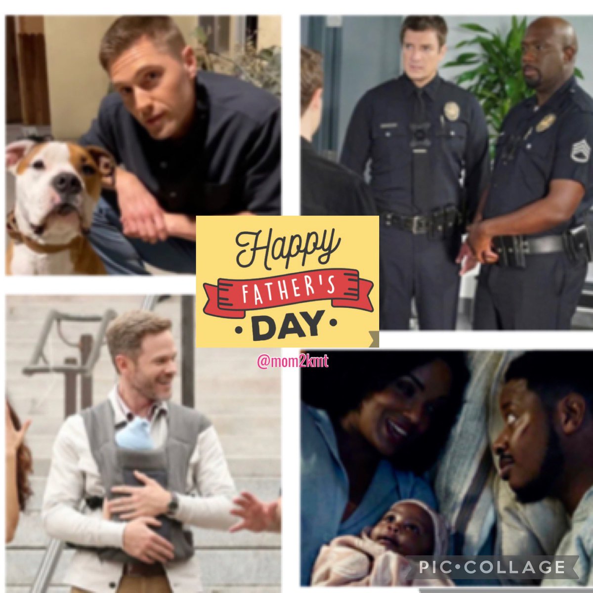 Happy Father’s Day to #TheRookie dads #WadeGrey #WesleyEvers #JohnNolan #JamesMurray and #TimBradford #dogdad
