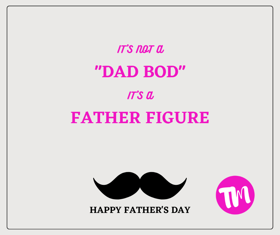 Happy Father's Day to all the awesome dads out there. Embrace your Father Figure and rock it with pride! 🎉 #FatherFigures #DadBodPower