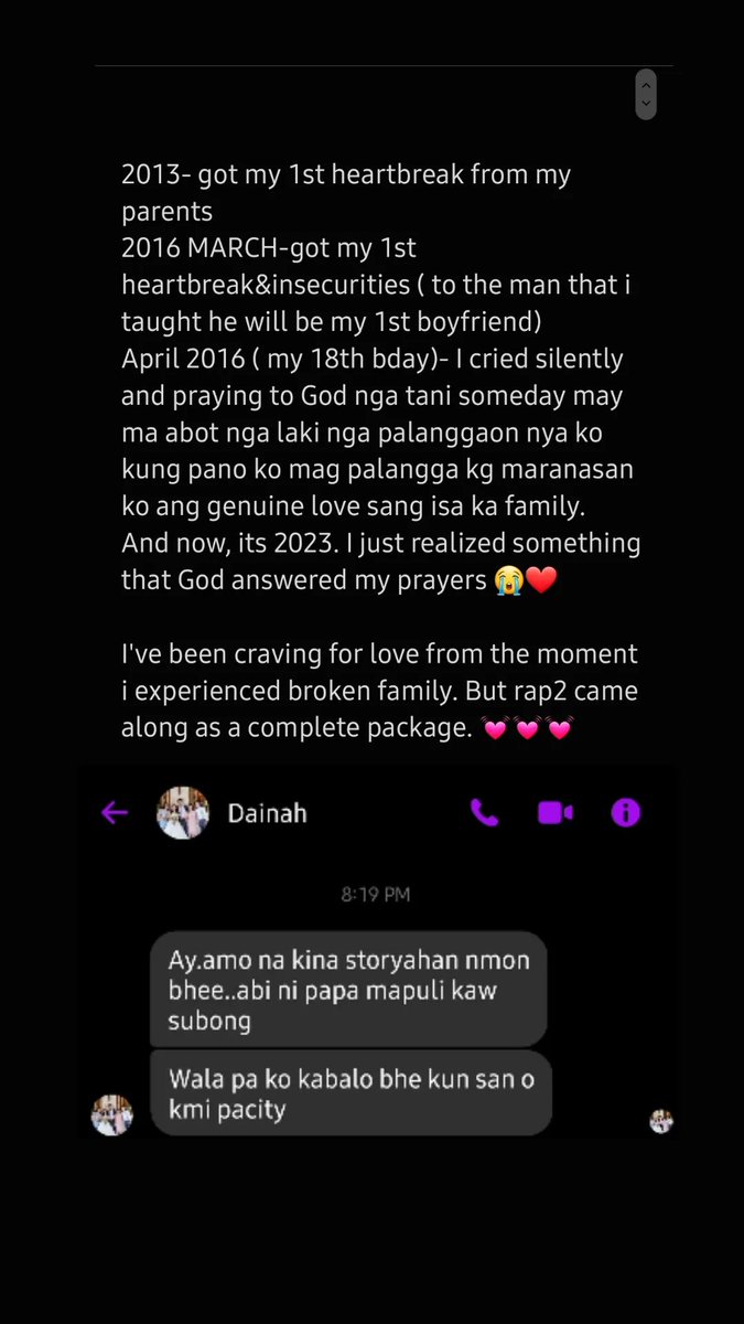 glennyforyah's tweet photo. God sees our pain and knows our circumstances. All we have to do is to trust His plans. 💖

Wabyou tito. Napangita mo gid ko 🥺 I'll make bawi pag puli ko. 💕 https://t.co/yIhmwQVdb7