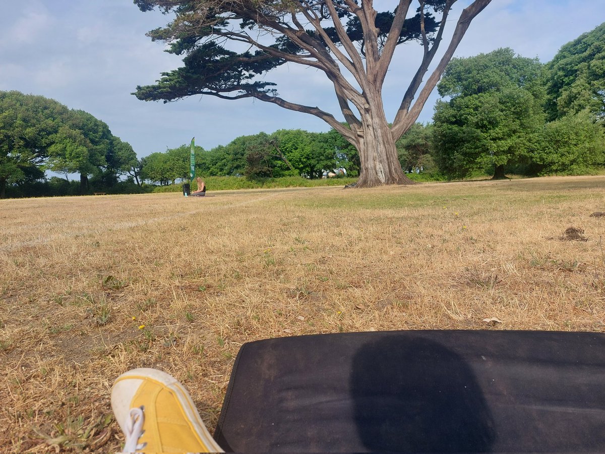 Yoga means unity; I enjoyed a lovely session this morning with @parkyogauk with our community in #WestonsuperMare. I love the sense of thousands of people practising 🧘‍♀️ at the same time together across the UK. #Wellbeing #selfcare2023 @BetterHealth_NS