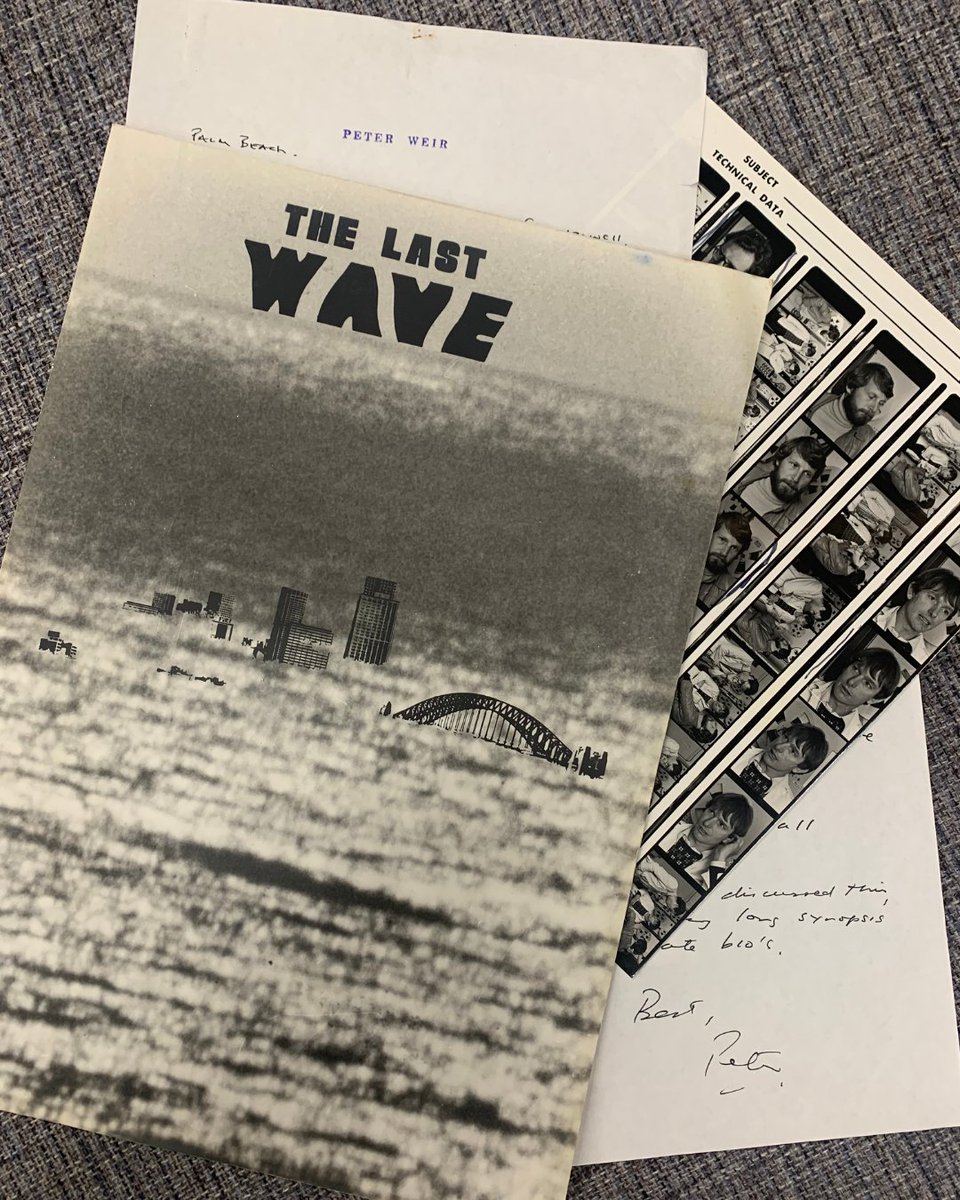 UmbrellaEnt's tweet photo. We found this folder full of hand-written notes from Peter Weir. Invaluable for our research into The Last Wave.
See more with the Collector's Edition, which includes a 48-page book of art, experiences, and behind-the-scenes content.
#PeterWeir #TheLastWave #Umbrellaent https://t.co/iRXRWfCPA4