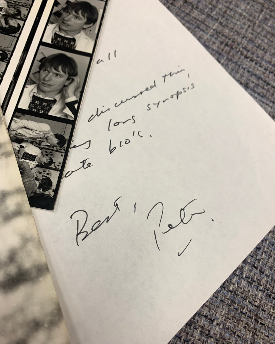 UmbrellaEnt's tweet photo. We found this folder full of hand-written notes from Peter Weir. Invaluable for our research into The Last Wave.
See more with the Collector's Edition, which includes a 48-page book of art, experiences, and behind-the-scenes content.
#PeterWeir #TheLastWave #Umbrellaent https://t.co/iRXRWfCPA4