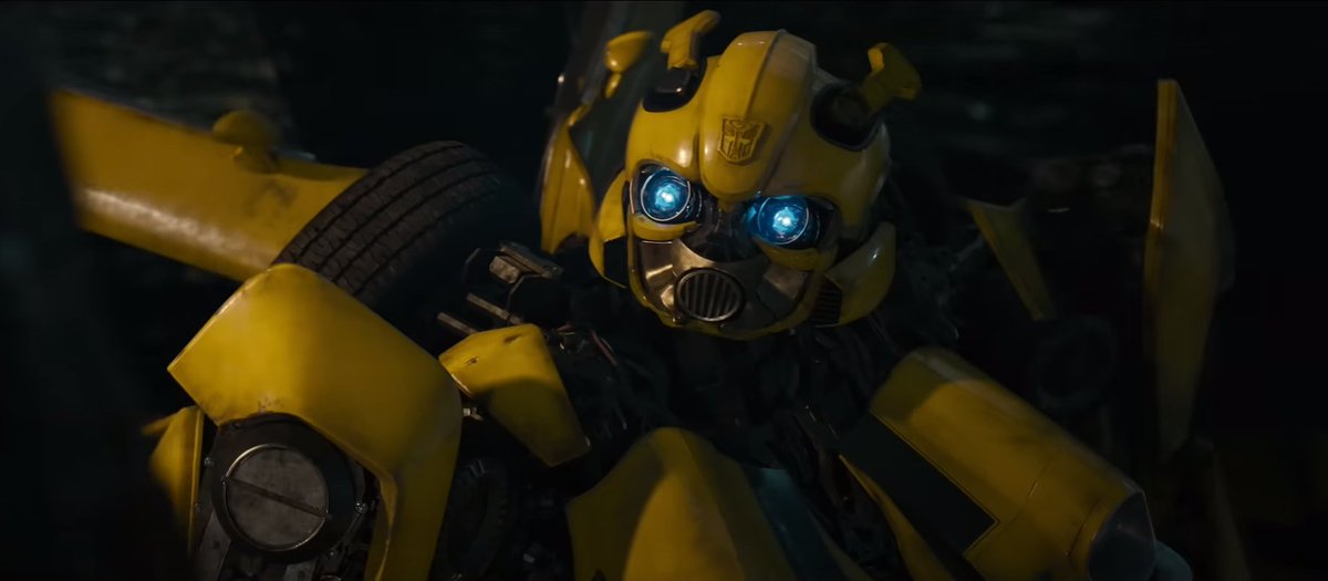 This has got to be the cutest frame of Bumblebee ever and its made even cuter in the cinema when you know what he says.