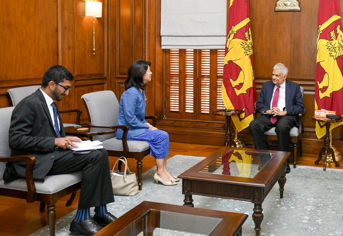 Had the pleasure to discuss with @RW_UNP on a range of issues including @UNDPSriLanka’s support to @ParliamentLK’s oversight, economic gov, innovative & integrated financing for #SDGs & blue economy, anticipatory/agile capabilities, #digital readiness. #FutureSmartUNDP