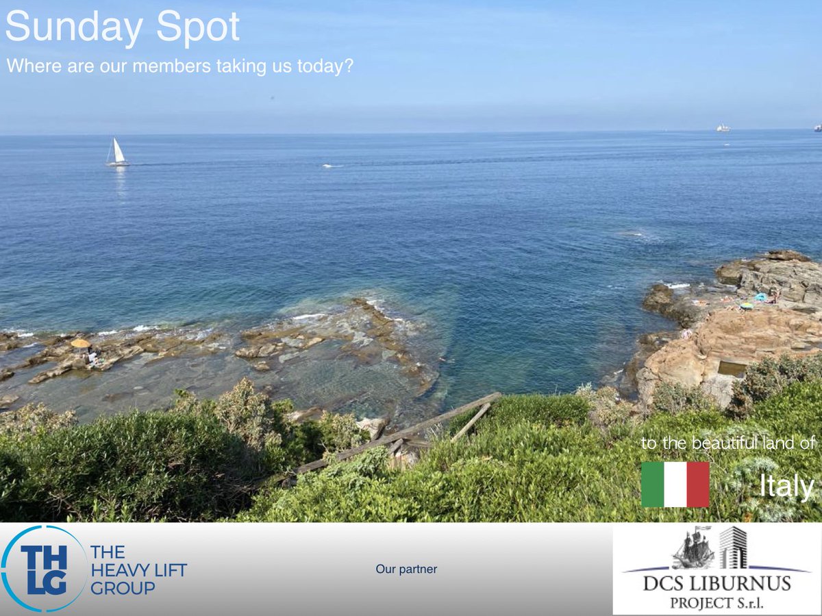 thlg1987's tweet photo. #theheavyliftgroup #thlg #sundayspot #italy #dcsliburnus #livorno #beautifulland #powerinunity #globalgroupoflocalprofessionals #trusttheexperts #35yearsthlg https://t.co/W8RLdBzVOI
