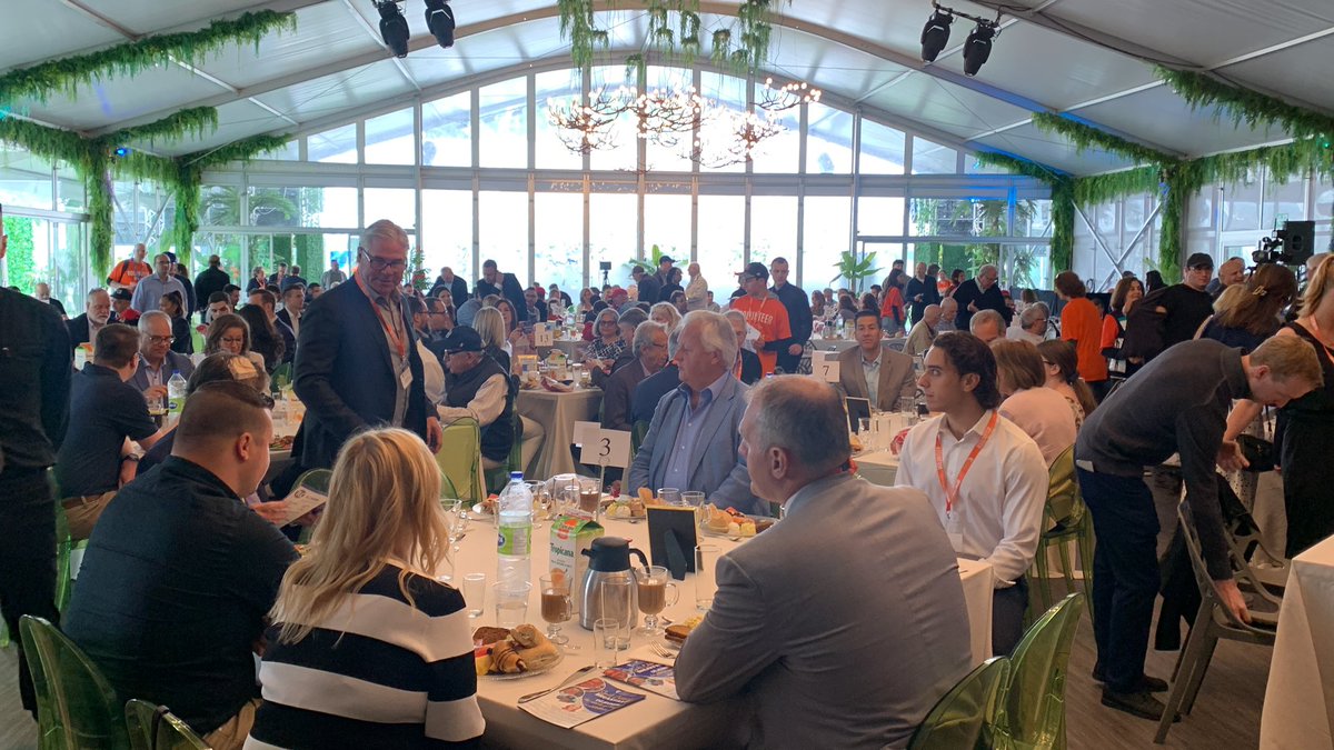 cjcsfoundation's tweet photo. The program is about to begin at our 19th Annual Sports Celebrity Breakfast! https://t.co/n5tFRuhGPT