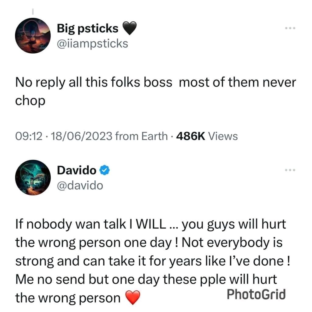 What have I personally done to you to have you wish d£ath on me?- Davido questions trolls