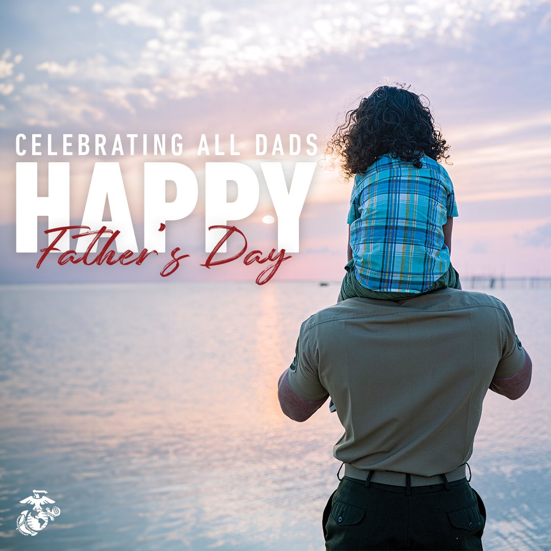 Happy Father's Day! 

Today, we celebrate the strength, love and dedication of all fathers, but especially fathers of Marines and the fathers who stand in our ranks, both past and present.  

Thank you for all you do!  

#USMCValues #FathersDay