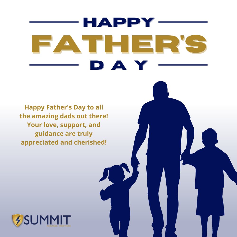 Happy Father's Day to all the amazing dads out there! Today we celebrate the love, hard work, and dedication that fathers bring to our lives. We wish you a day filled with joy, love, and appreciation. From all of us at Summit, Happy Father's Day!