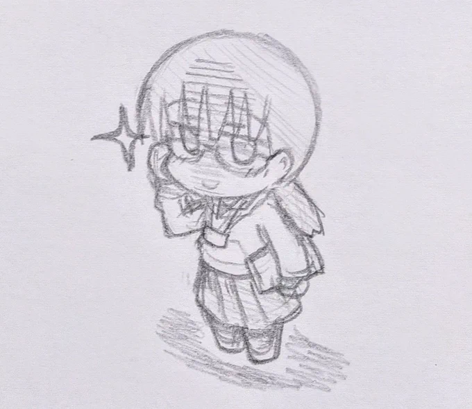 今夜のお絵描き 悪いこと企んでる子たち