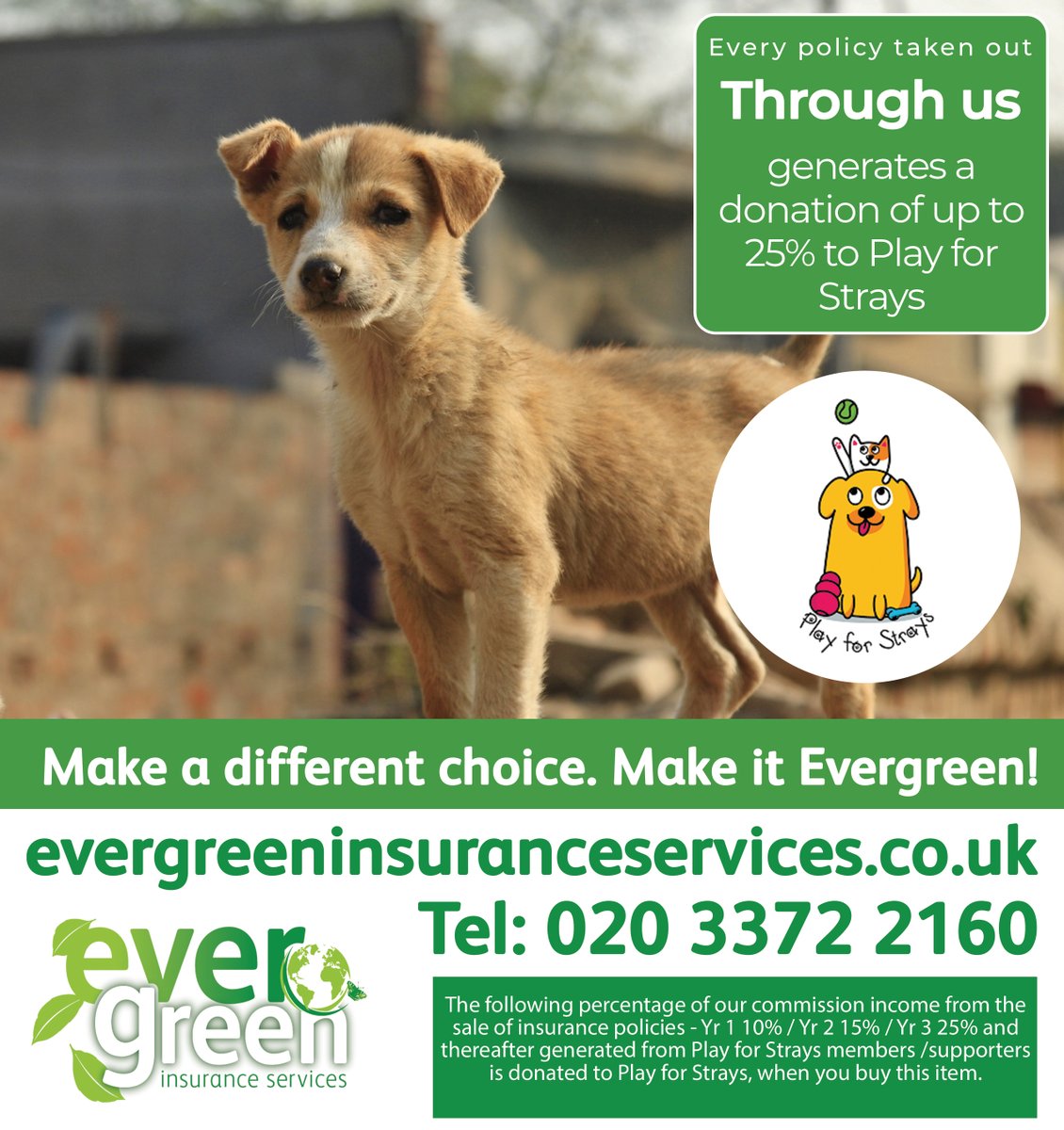 Support <a href="/PlayforStrays/">PlayforStrays</a>  by taking out an #insurance policy through us!!

Request a Quotation today!
evergreeninsuranceservices.co.uk