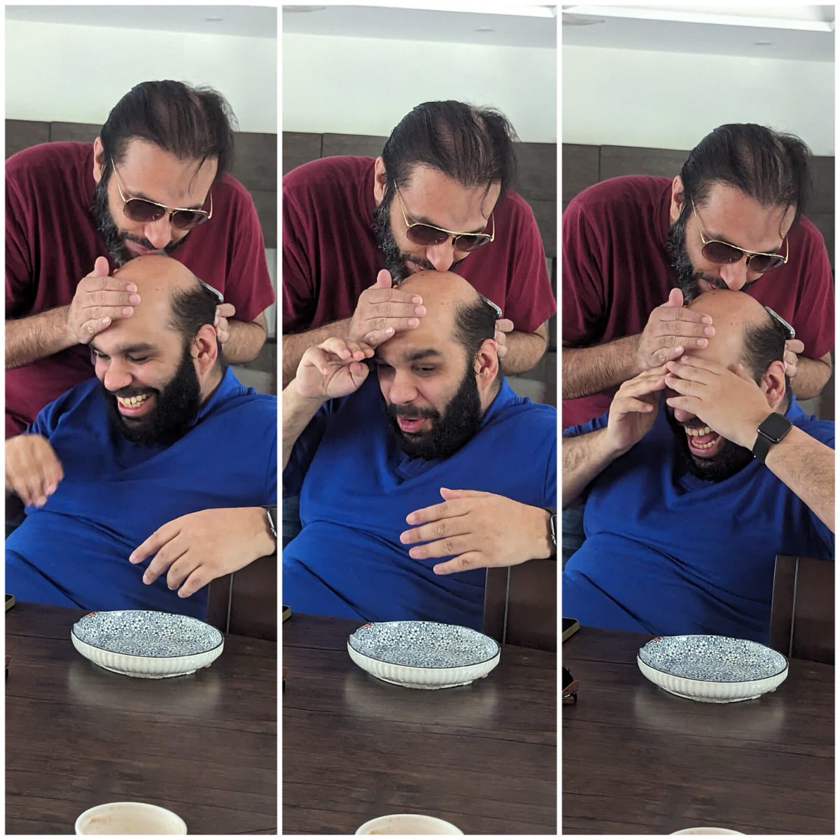 shahmadzafar's tweet photo. My favourites in one photo frame, #lahorifood , brotherly love @_bhattishahrukh @arif2981  #belgianchocolates by @abbasnpm and #cycling #cycle by #scottaddict #cyclinglife https://t.co/Z5N2FU4gW3