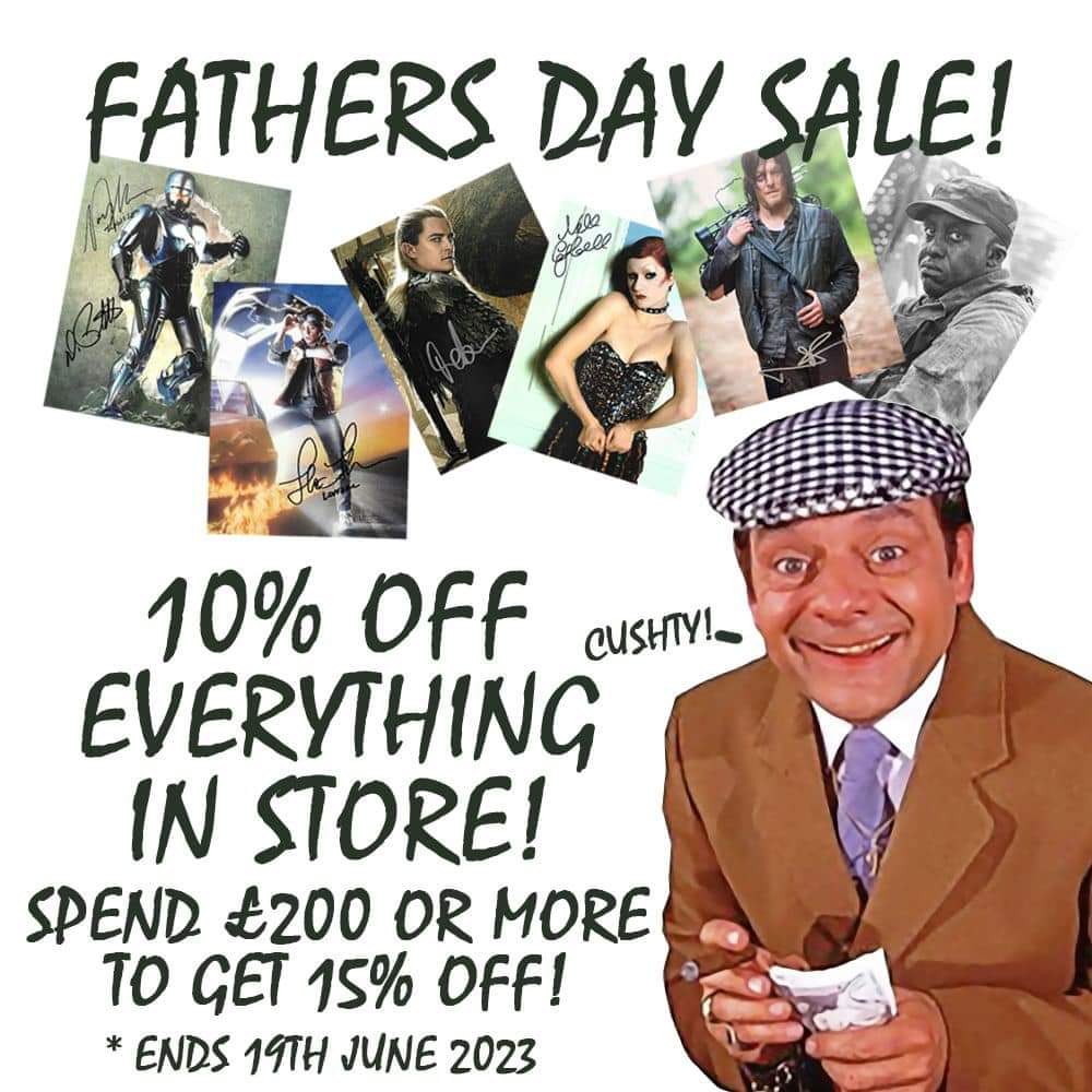 A #FatherDay Sale 

10% off when you spend over £50, 15% off when you spend over £500, and 20% off when you spend over £1000 on merchandise from our official store actionforcetoys.com 

Place your order and within 24 hours we will refund the saving back to your account