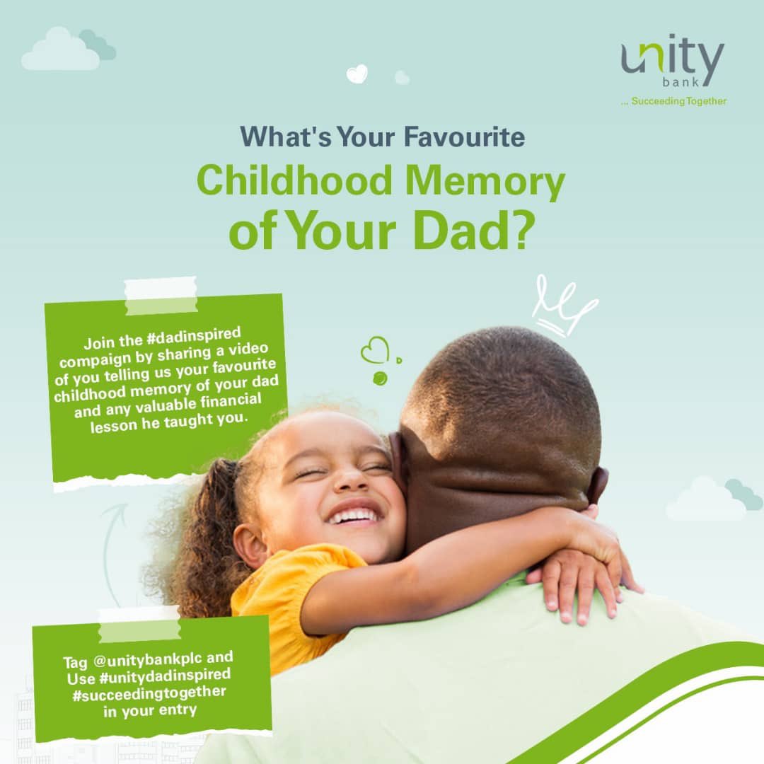 Doris_Glad's tweet photo. Do a short video of your favorite dad memory tagging @UnityBankPlc thats all you need so as to win. #UnityDadInspired https://t.co/cGdGB83hDz